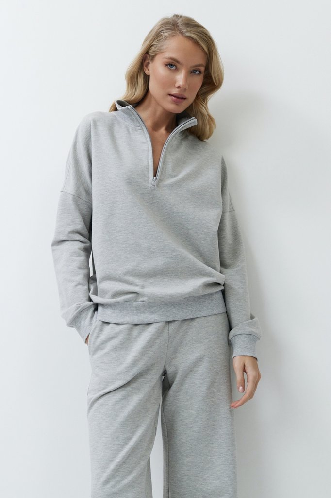 sku: AVY SET | Brand: Aruelle  | Size: XSmall Small Medium Large XLarge XXLarge  | Colors: Серый  | Бренды Aruelle | Домашняя одежда Костюмы | Title: Комплект с брюками AVY SET