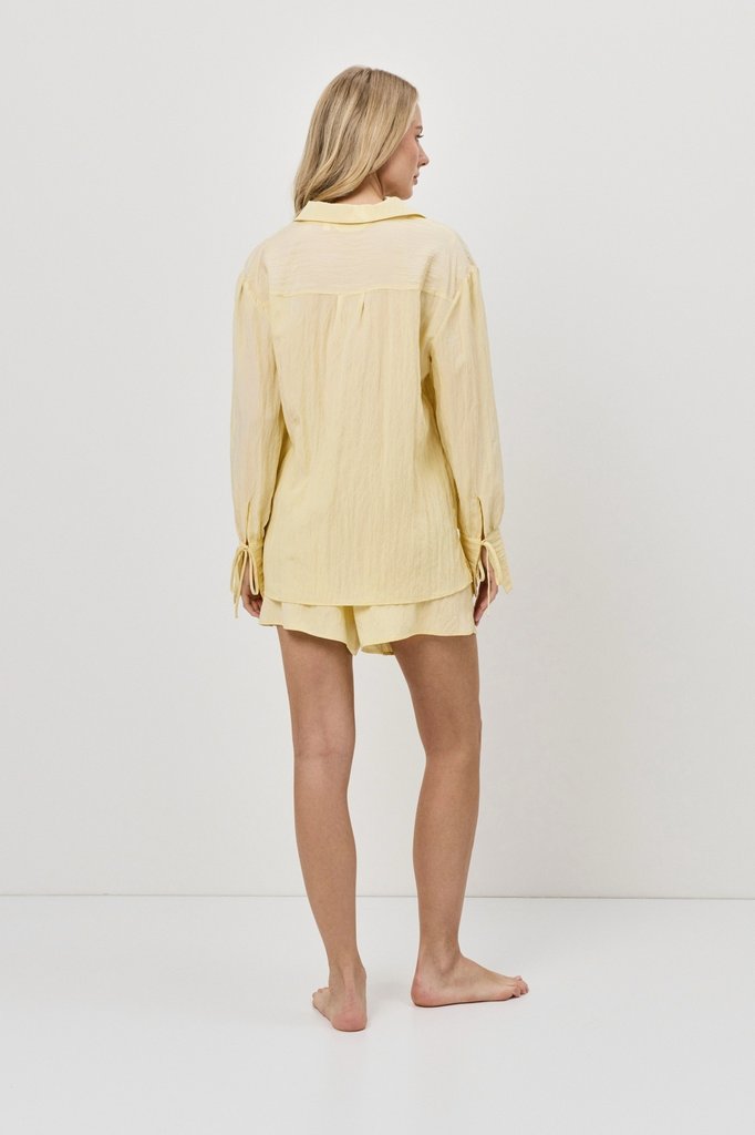 sku: SOLARA SET | Brand: Aruelle  | Size: XSmall Small Medium Large XLarge XXLarge  | Colors: Лимонный  | Бренды Aruelle | Домашняя одежда Костюмы | Title: Комплект с шортами SOLARA