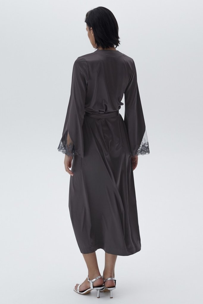 sku: 60592-1 | Brand: Laete  | Size: XL/2XL XS/S M/L  | Colors: Серый  | Бренды Laete | Домашняя одежда Халаты | Title: Халат