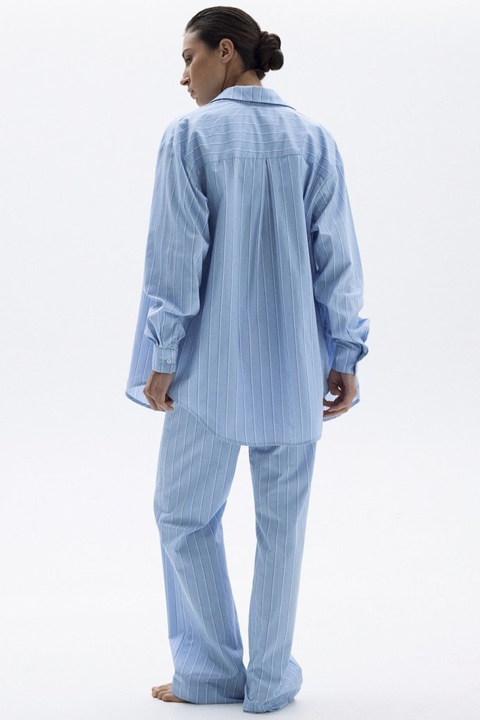 sku: 55492-1+55493-1 | Brand: Laete  | Size: 52 42 44 46 48 50  | Colors: Голубая полоска  | Бренды Laete | Домашняя одежда Пижамы | Title: Пижама с брюками