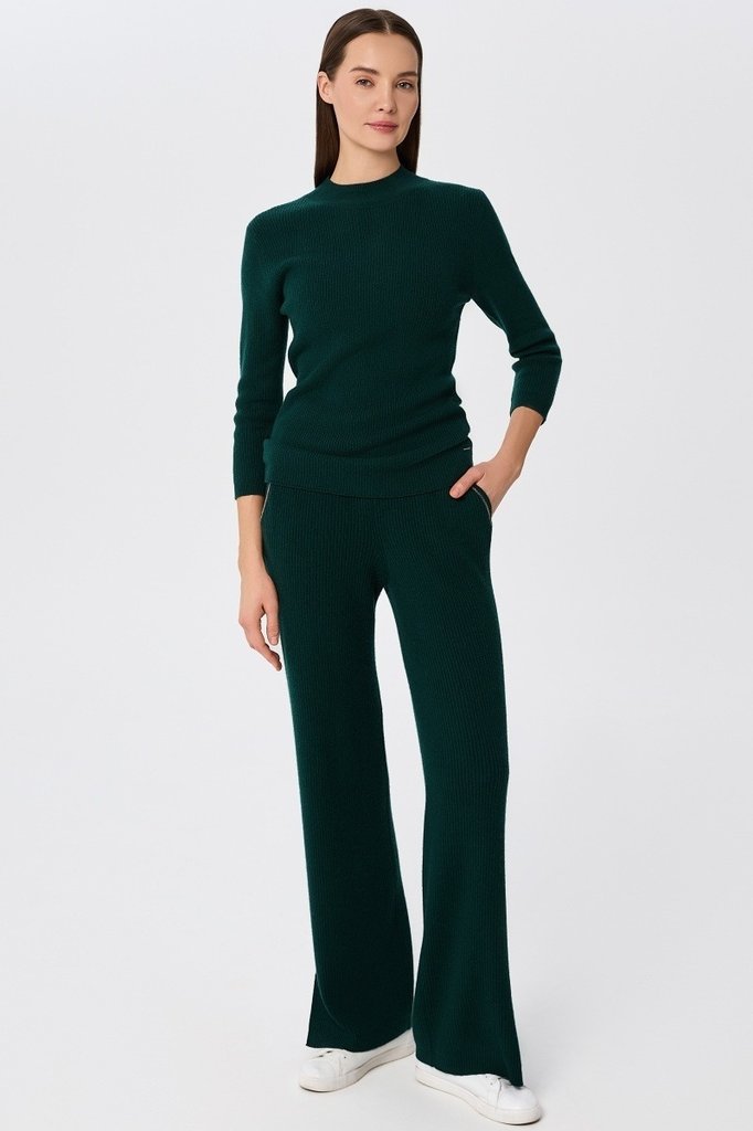 sku: W25-00CH0307 | Brand: Marc Andre  | Size: 36 38 40 42 44 46  | Colors: Изумруд  | Бренды Marc&Andre | Кашемир Джемперы | Title: Джемпер QUITE MOTION
