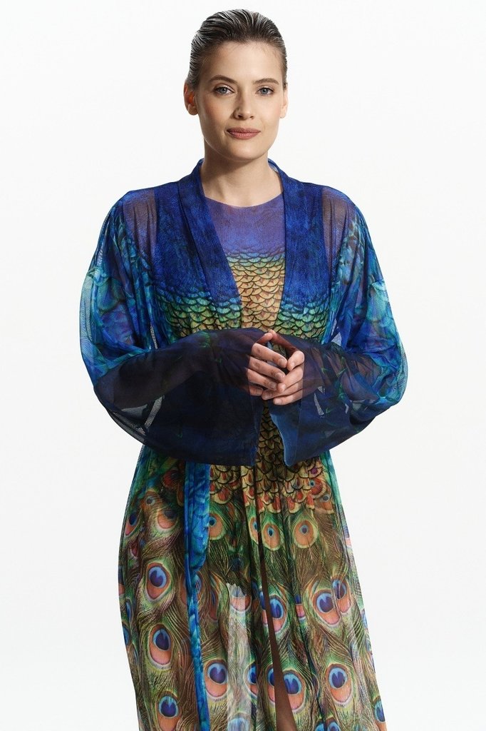 sku: 25002734 | Brand: RoDaSoleil  | Size: Onesize  | Colors: Цветной  | Бренды RoDaSoleil | Пляжная одежда | Title: Халат ПАВЛИН МАЮРА