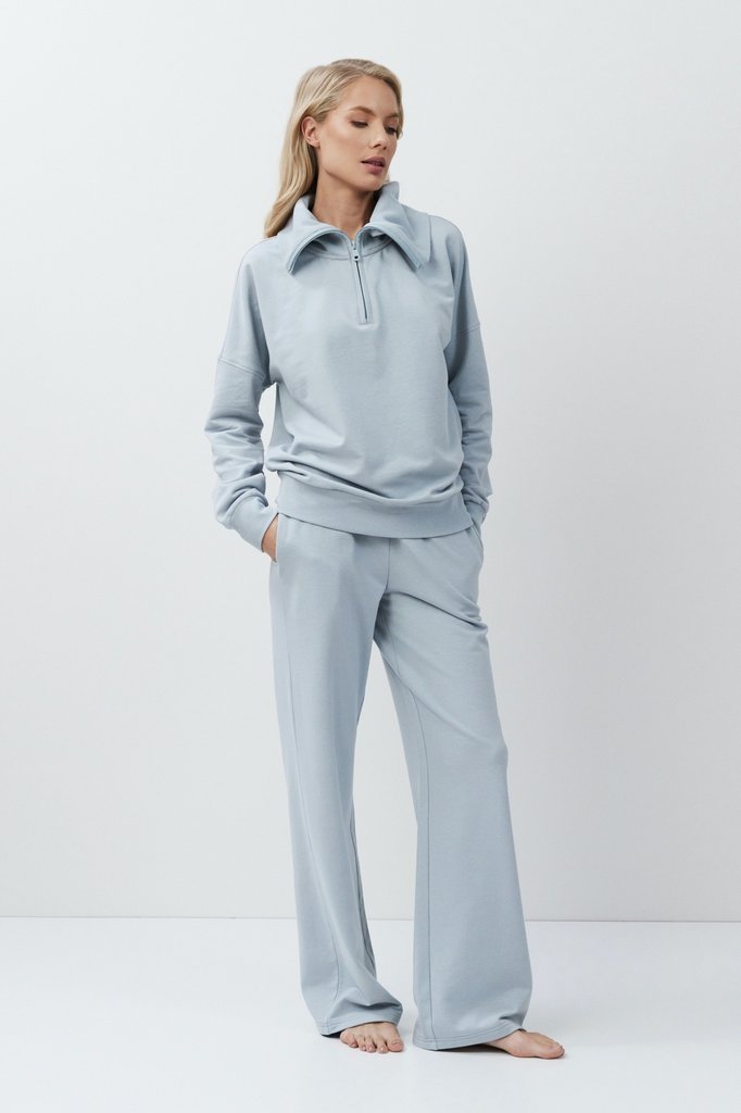 sku: BRISA SET | Brand: Aruelle  | Size: XSmall Small Medium Large XLarge XXLarge  | Colors: Серо-голубой  | Бренды Aruelle | Домашняя одежда Костюмы | Title: Комплект с брюками BRISA SET