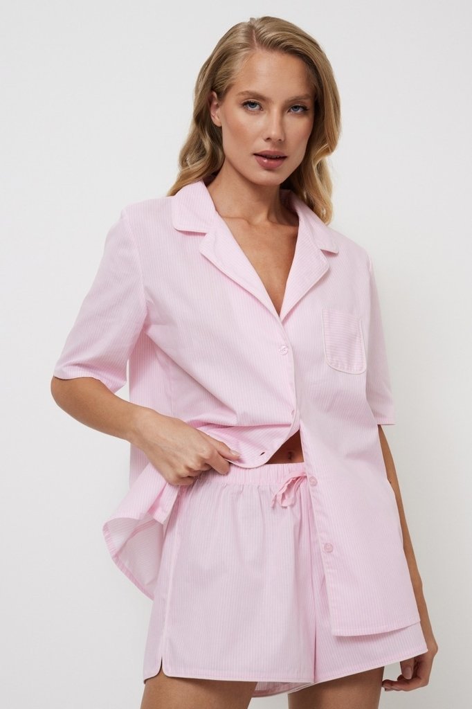 sku: AMORETTE | Brand: Aruelle  | Size: XSmall Small Medium Large XLarge XXLarge  | Colors: Светло-Розовый  | Бренды Aruelle | Домашняя одежда Пижамы | Title: Пижама с шортами AMORETTE