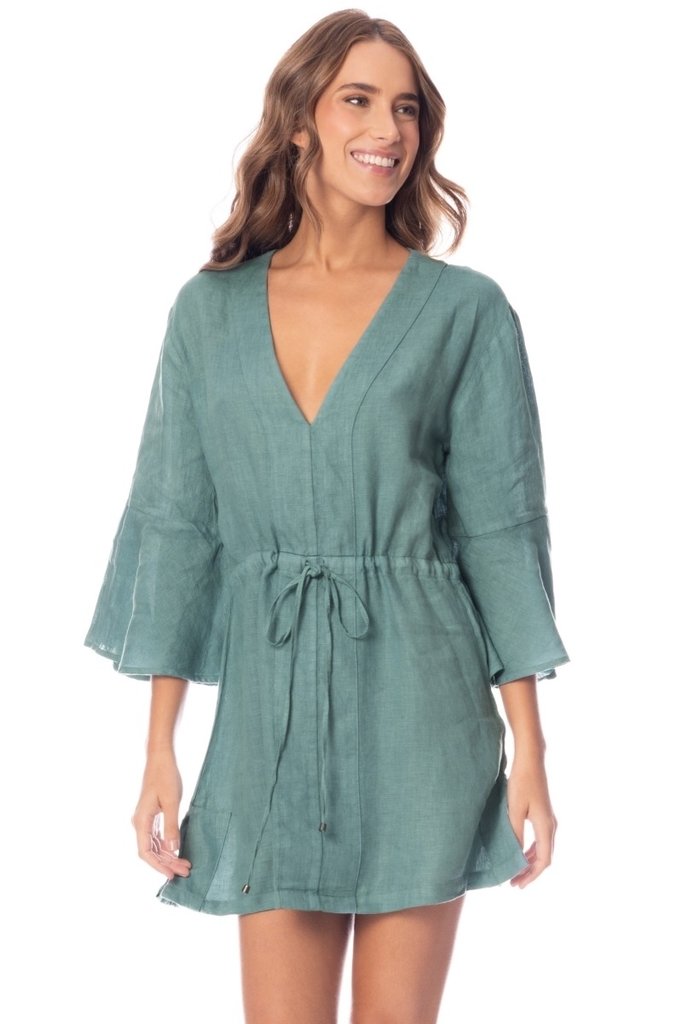sku: PT1970CPO008 | Brand: Maaji  | Size: Medium Large  | Colors: Серо-зеленый  | Бренды Maaji | Пляжная одежда | Title: Платье EUCALYPTUS GREEN