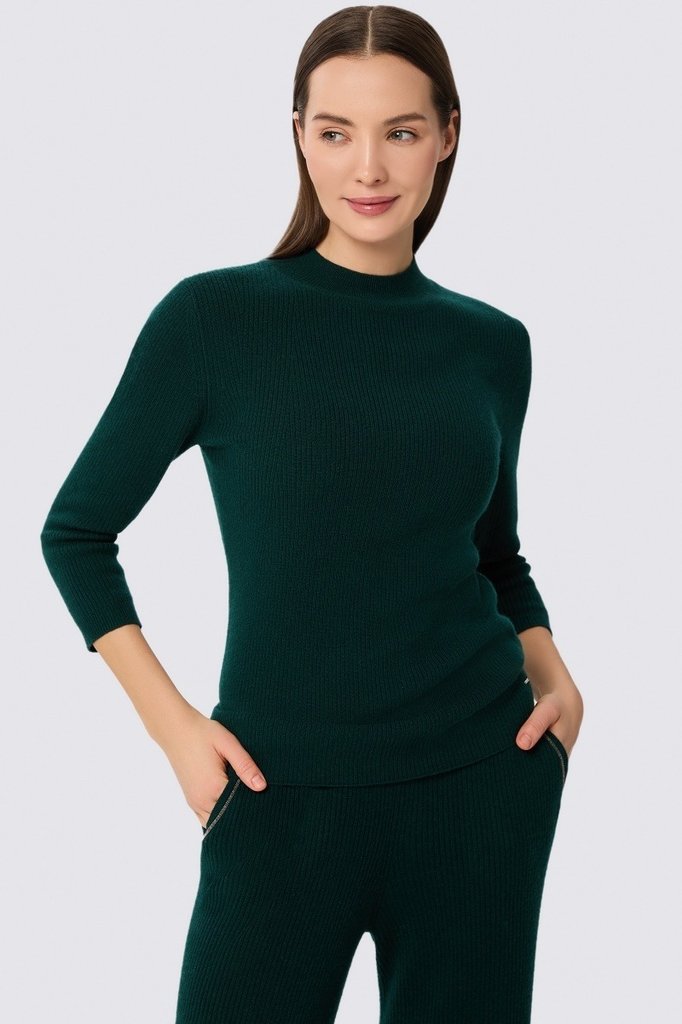 sku: W25-00CH0307 | Brand: Marc Andre  | Size: 36 38 40 42 44 46  | Colors: Изумруд  | Бренды Marc&Andre | Кашемир Джемперы | Title: Джемпер QUITE MOTION