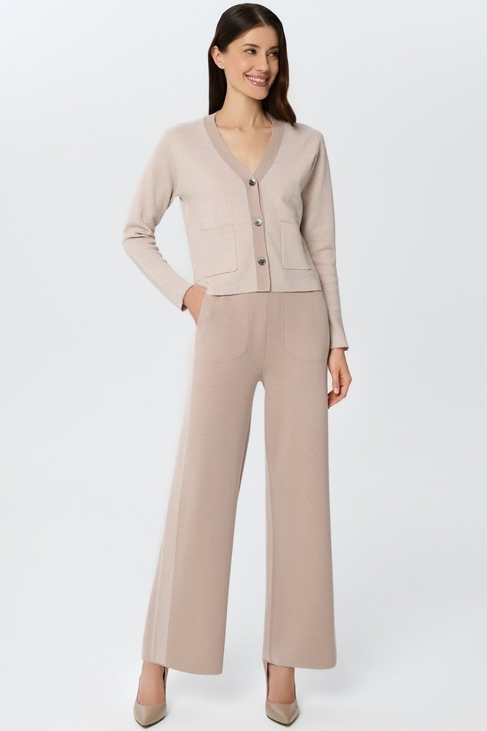sku: W25-00CH0110 | Brand: Marc Andre  | Size: 36 38 40 42 44 46  | Colors: Бежевый  | Бренды Marc&Andre | Кашемир Брюки | Title: Брюки ETERNAL WAVES