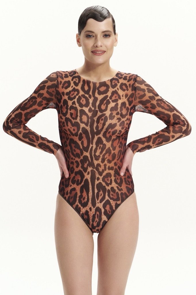 sku: 25001025 | Brand: RoDaSoleil  | Size: XSmall Small Medium Large XLarge  | Colors: Леопард  | Бренды RoDaSoleil | Купальники Слитные | Title: Слитный купальник ЛЕОПАРД 25