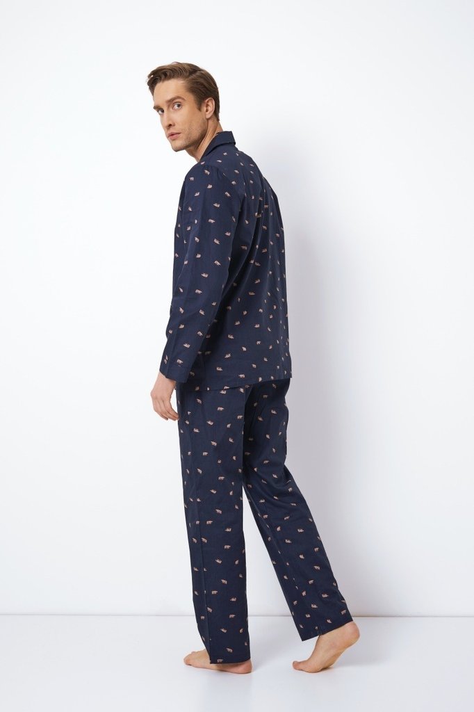 sku: BENJAMIN | Brand: Aruelle  | Size: Small Medium Large XLarge XXLarge  | Colors: Темно-синий  | Бренды Aruelle | Мужская коллекция Пижамы | Title: Пижама с брюками BENJAMIN