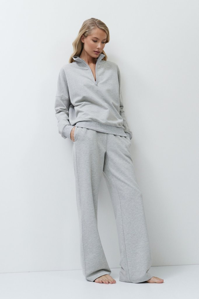 sku: AVY SET | Brand: Aruelle  | Size: XSmall Small Medium Large XLarge XXLarge  | Colors: Серый  | Бренды Aruelle | Домашняя одежда Костюмы | Title: Комплект с брюками AVY SET