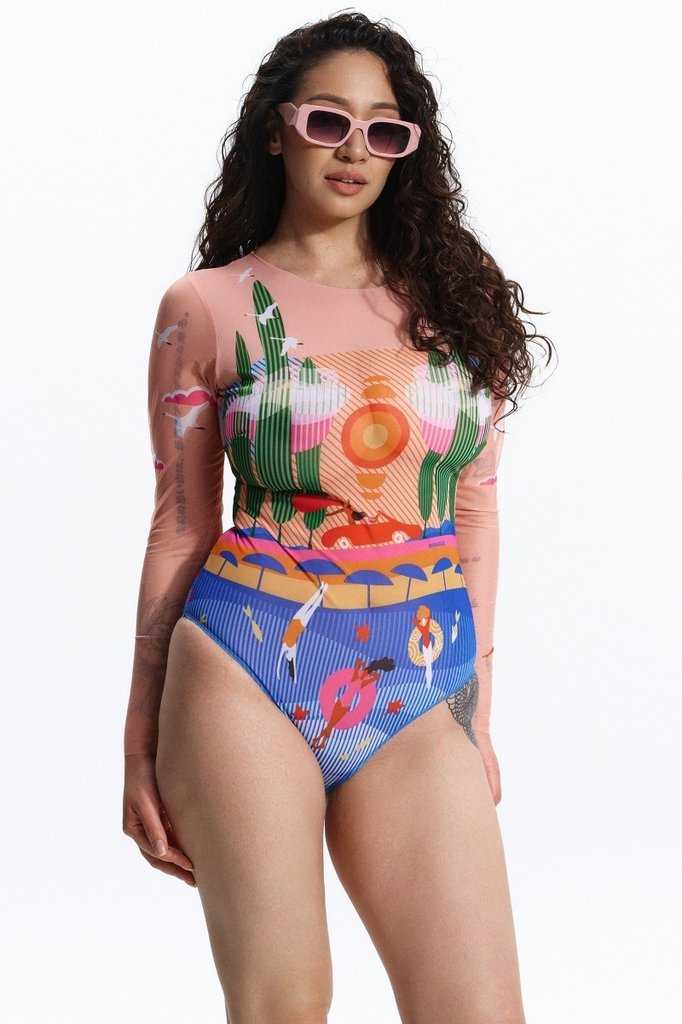 sku: 25001032 | Brand: RoDaSoleil  | Size: XSmall Small Medium Large XLarge  | Colors: Цветной  | Бренды RoDaSoleil | Купальники Слитные | Title: Слитный купальник ПОРТОФИНО