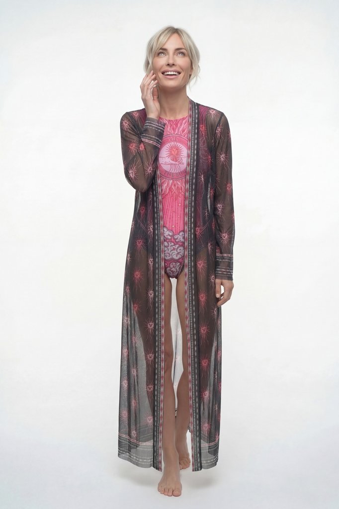 sku: 26002756 | Brand: RoDaSoleil  | Size: Onesize  | Colors: Цветной  | Бренды RoDaSoleil | Пляжная одежда | Title: Халат АРКАН СОЛНЦЕ Серый