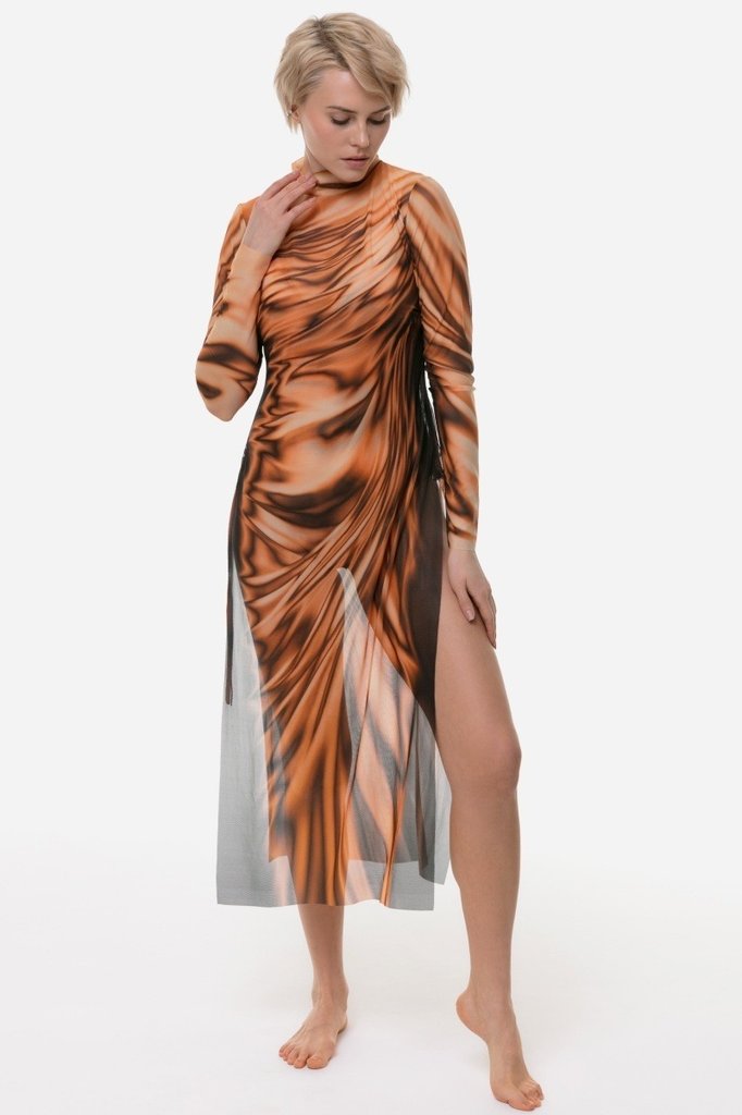 sku: 25004783 | Brand: RoDaSoleil  | Size: XSmall Small Medium Large XLarge  | Colors: Золото  | Бренды RoDaSoleil | Пляжная одежда | Title: Платье - туника ЗОЛОТО