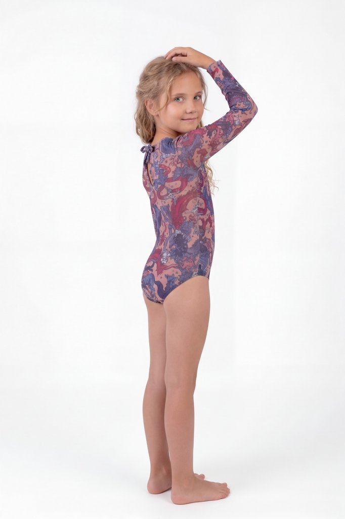 sku: 26002346 | Brand: RoDaSoleil  | Size: 104 110 116 122 128 134 140 146 152 158  | Colors: Цветной  | Бренды RoDaSoleil | Детские купальники | Title: Слитный купальник ЭФЕМЕРИДА