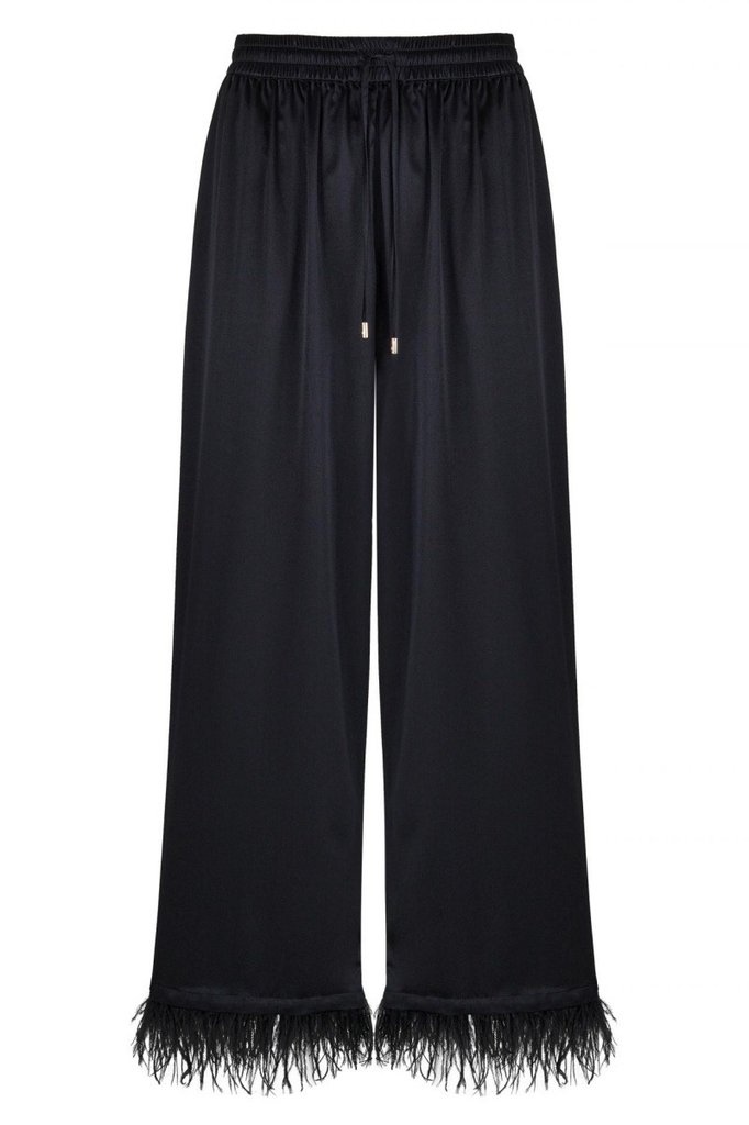 sku: W25-03SS110 | Brand: Marc Andre  | Size: 36 38 40 42 44 46  | Colors: Черный  | Бренды Marc&Andre | Домашняя одежда Брюки | Title: Брюки TENDERLY YOURS