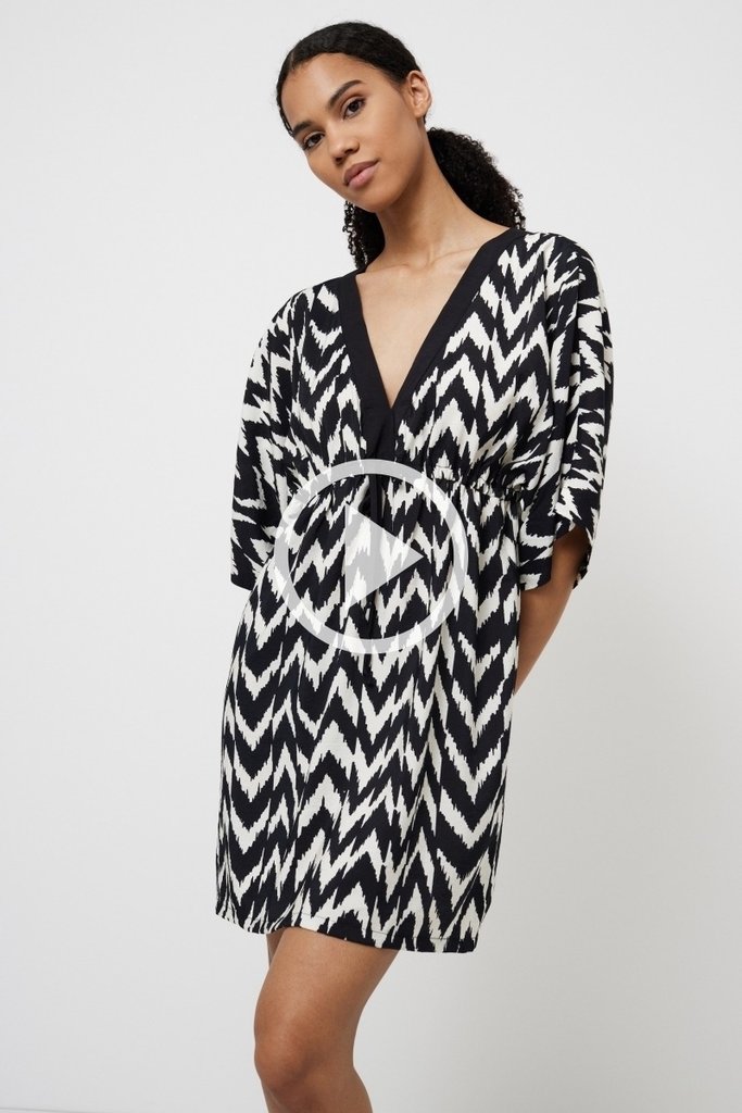 sku: ZAILA | Brand: Aruelle  | Size: XSmall Small Medium Large XLarge XXLarge  | Colors: Черный-белый  | Бренды Aruelle | Пляжная одежда | Title: Платье ZAILA