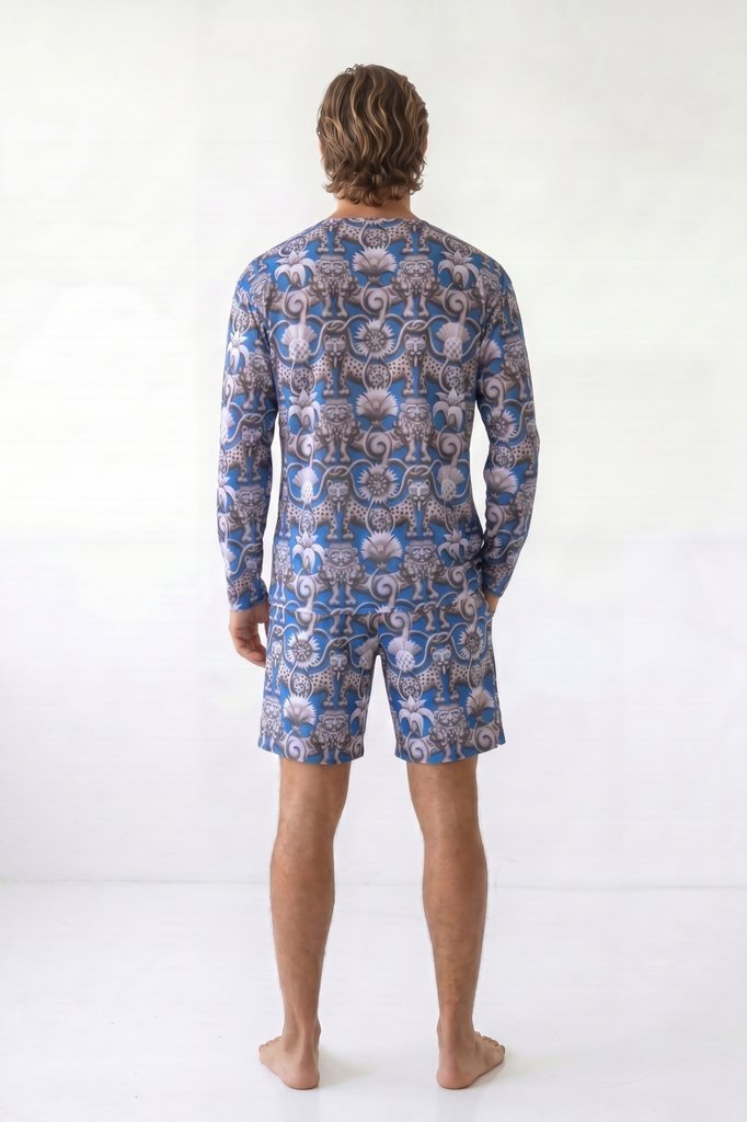sku: 26003318 | Brand: RoDaSoleil  | Size: Small Medium Large XLarge XXLarge  | Colors: Цветной  | Бренды RoDaSoleil | Мужская коллекция Пляжная одежда | Title: Футболка СРЕДНЕВЕКОВЬЕ Синий