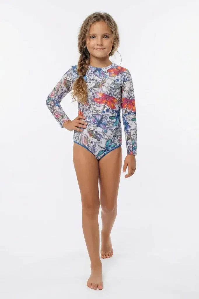 sku: 23002395 | Brand: RoDaSoleil  | Size: 104 110 116 122 128 134 140 146  | Colors: Цветной  | Бренды RoDaSoleil | Детские купальники | Title: Слитный купальник СТРЕКОЗЫ