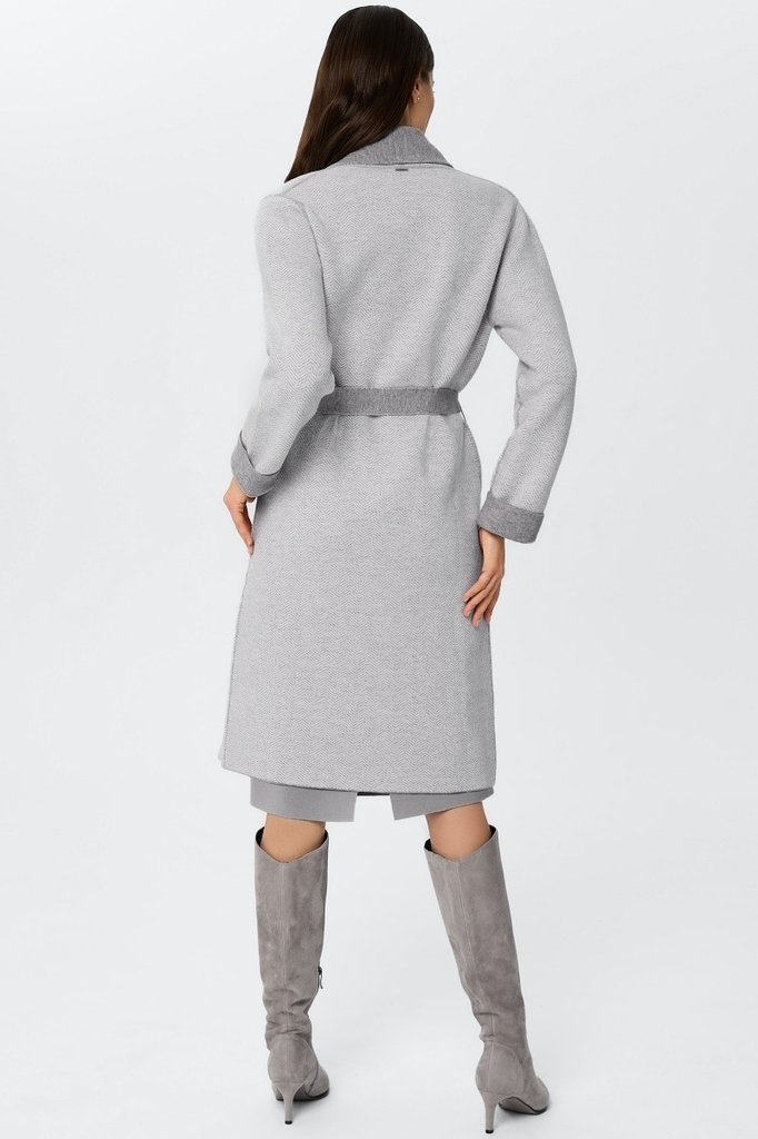 sku: W25-00CH0201 | Brand: Marc Andre  | Size: Small Medium Large  | Colors: Серый  | Бренды Marc&Andre | Кашемир Кардиганы | Title: Кардиган ETERNAL WAVES