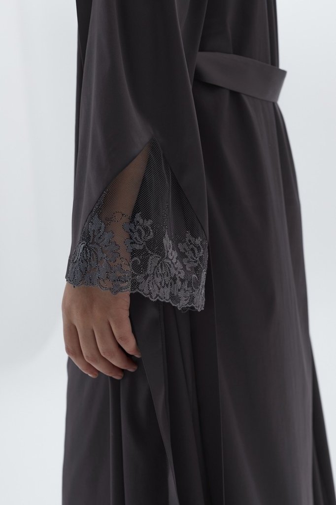 sku: 60592-1 | Brand: Laete  | Size: XL/2XL XS/S M/L  | Colors: Серый  | Бренды Laete | Домашняя одежда Халаты | Title: Халат
