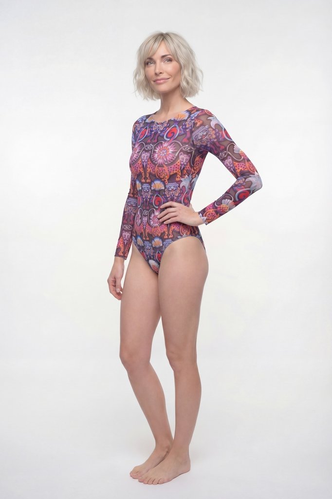 sku: 26001023 | Brand: RoDaSoleil  | Size: XSmall Small Medium Large XLarge  | Colors: Цветной  | Бренды RoDaSoleil | Купальники Слитные | Title: Слитный купальник СРЕДНЕВЕКОВЬЕ Серый