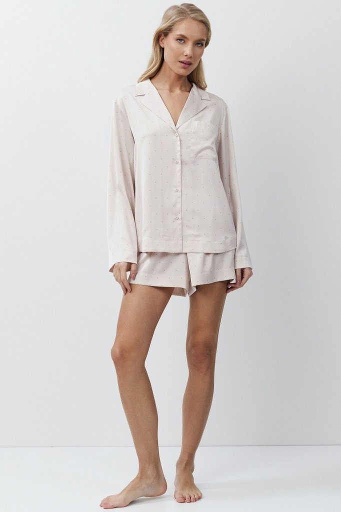 sku: GILIAN | Brand: Aruelle  | Size: XSmall Small Medium Large XLarge  | Colors: Светло-Розовый  | Бренды Aruelle | Домашняя одежда Пижамы | Title: Пижама с шортами GILIAN