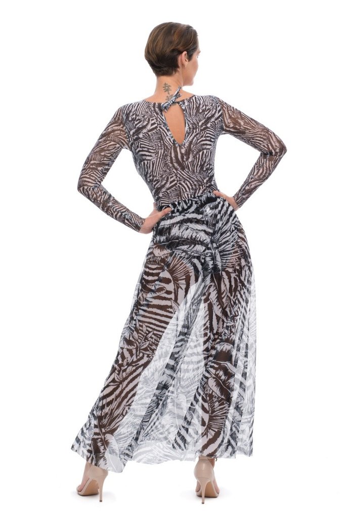 sku: 23000394 | Brand: RoDaSoleil  | Size: L/XL S/M Onesize  | Colors: Серый  | Бренды RoDaSoleil | Пляжная одежда | Title: Юбка ПСЕВДОЗЕБРА