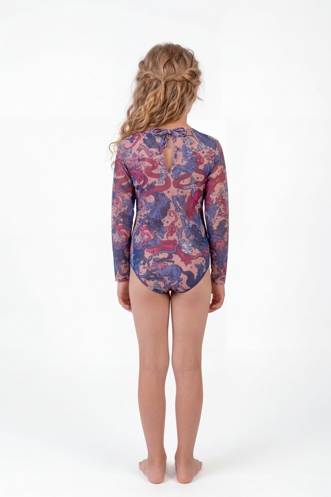 sku: 26002346 | Brand: RoDaSoleil  | Size: 104 110 116 122 128 134 140 146 152 158  | Colors: Цветной  | Бренды RoDaSoleil | Детские купальники | Title: Слитный купальник ЭФЕМЕРИДА