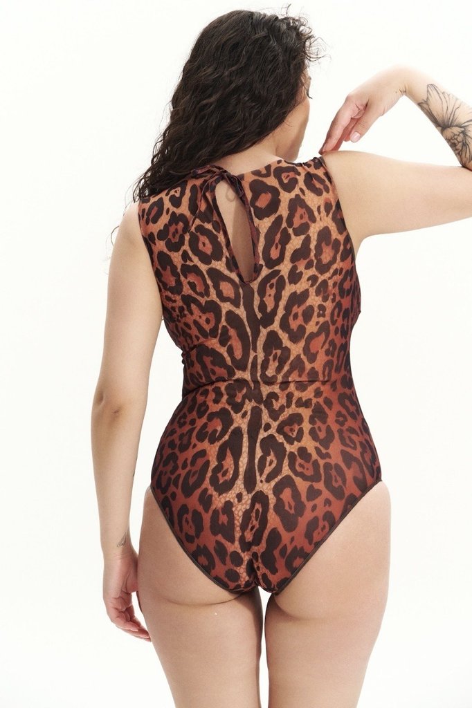 sku: 25001125 | Brand: RoDaSoleil  | Size: XSmall Small Medium Large XLarge  | Colors: Леопард  | Бренды RoDaSoleil | Купальники Слитные | Title: Слитный купальник ЛЕОПАРД 25