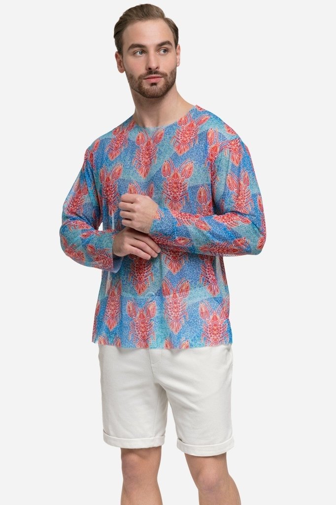 sku: 25003352 | Brand: RoDaSoleil  | Size: XSmall Small Medium Large XLarge XXLarge  | Colors: Цветной  | Бренды RoDaSoleil | Мужская коллекция Пляжная одежда | Title: Футболка ОМАР ПАТТЕРН
