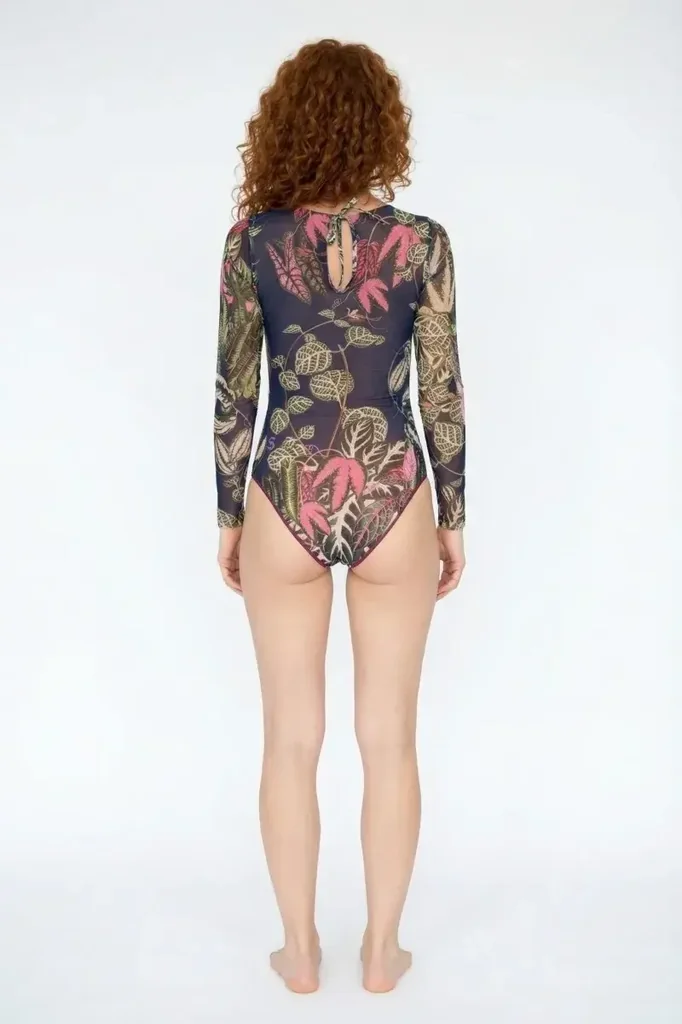 sku: 22001076 | Brand: RoDaSoleil  | Size: XSmall Small Medium Large XLarge  | Colors: Цветной  | Бренды RoDaSoleil | Купальники Слитные | Title: Слитный купальник БОТАНИКА