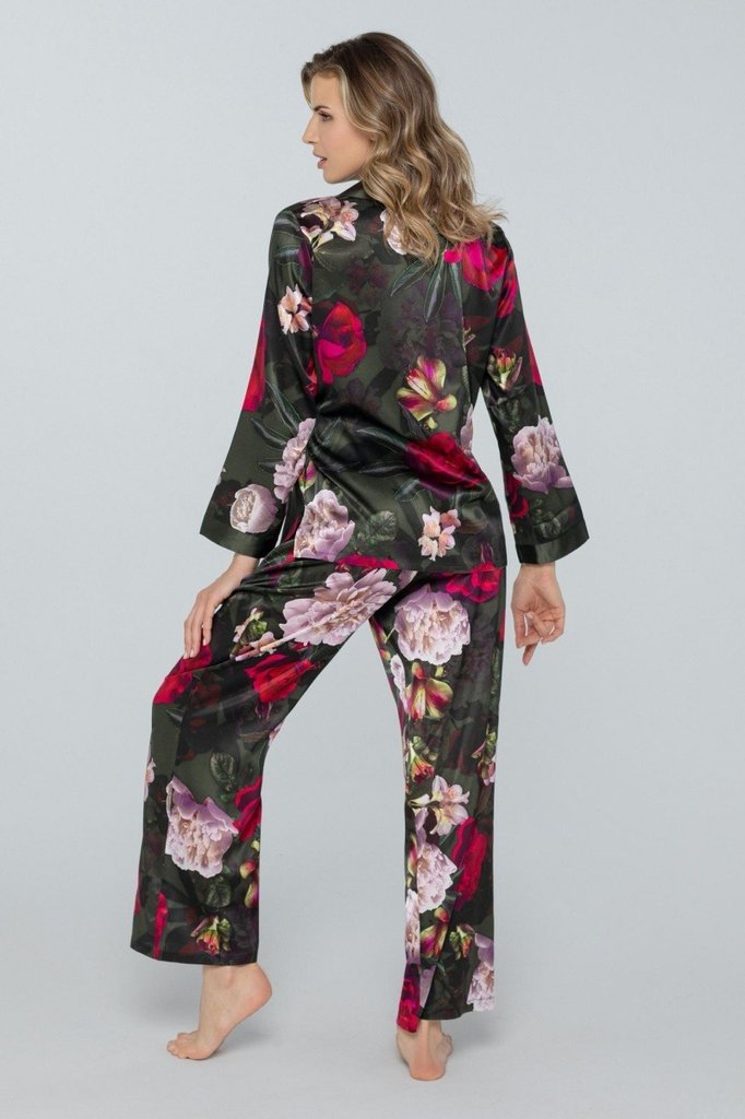 sku: W23-00SS210 | Brand: Marc Andre  | Size: 36 38 40 42 44  | Colors: Оливковый  | Бренды Marc&Andre | Домашняя одежда Брюки | Title: Брюки PETAL BEAUTY