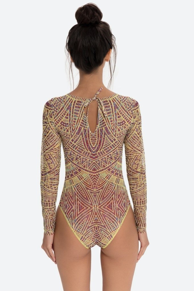 sku: 24001065 | Brand: RoDaSoleil  | Size: XSmall Small Medium Large XLarge  | Colors: Цветной  | Бренды RoDaSoleil | Купальники Слитные | Title: Слитный купальник АЦТЕКИ