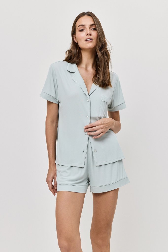 sku: DOVE | Brand: Aruelle  | Size: XSmall Small Medium Large XLarge XXLarge  | Colors: Светло-Мятный  | Бренды Aruelle | Домашняя одежда Пижамы | Title: Пижама с шортами DOVE