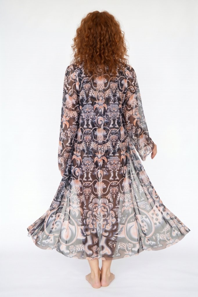 sku: 26002714 | Brand: RoDaSoleil  | Size: Onesize  | Colors: Цветной  | Бренды RoDaSoleil | Пляжная одежда | Title: Халат СРЕДНЕВЕКОВЬЕ Коричневый