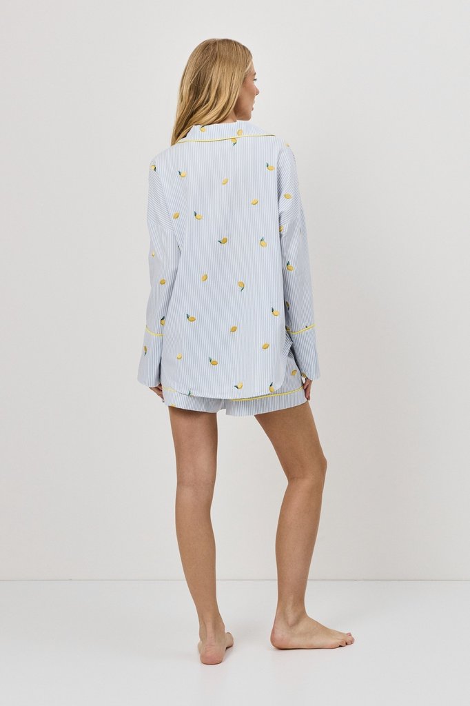sku: LENORA | Brand: Aruelle  | Size: Small Medium Large XLarge XXLarge  | Colors: Светло-Голубой  | Бренды Aruelle | Домашняя одежда Пижамы | Title: Пижама с шортами LENORA