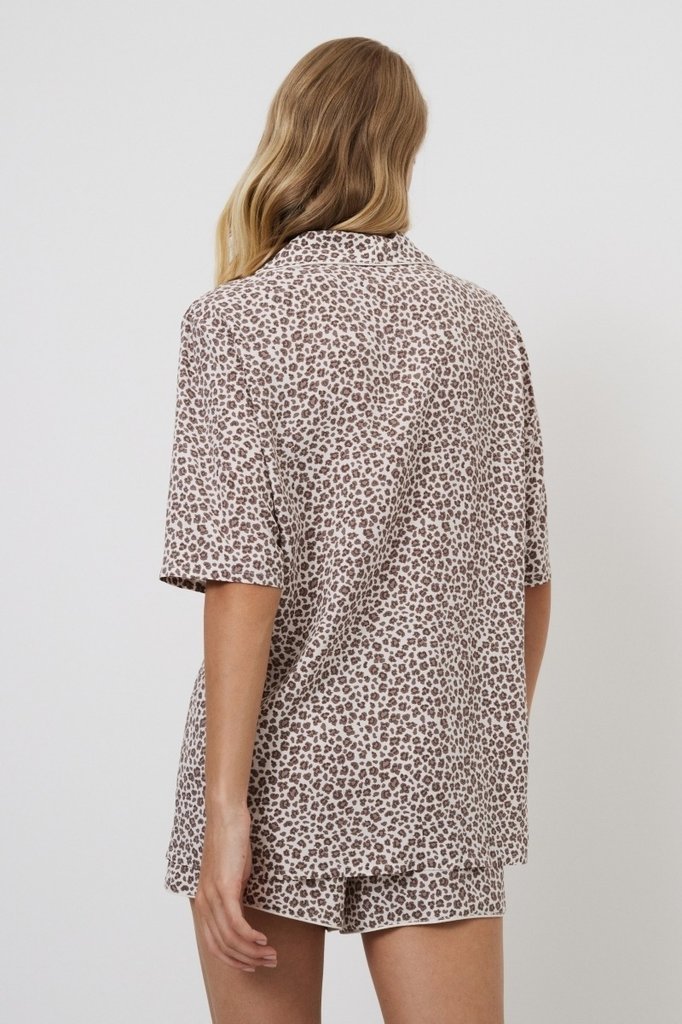 sku: LUMIELLE | Brand: Aruelle  | Size: XSmall Small Medium Large XLarge XXLarge  | Colors: Леопард  | Бренды Aruelle | Домашняя одежда Пижамы | Title: Пижама с шортами LUMIELLE