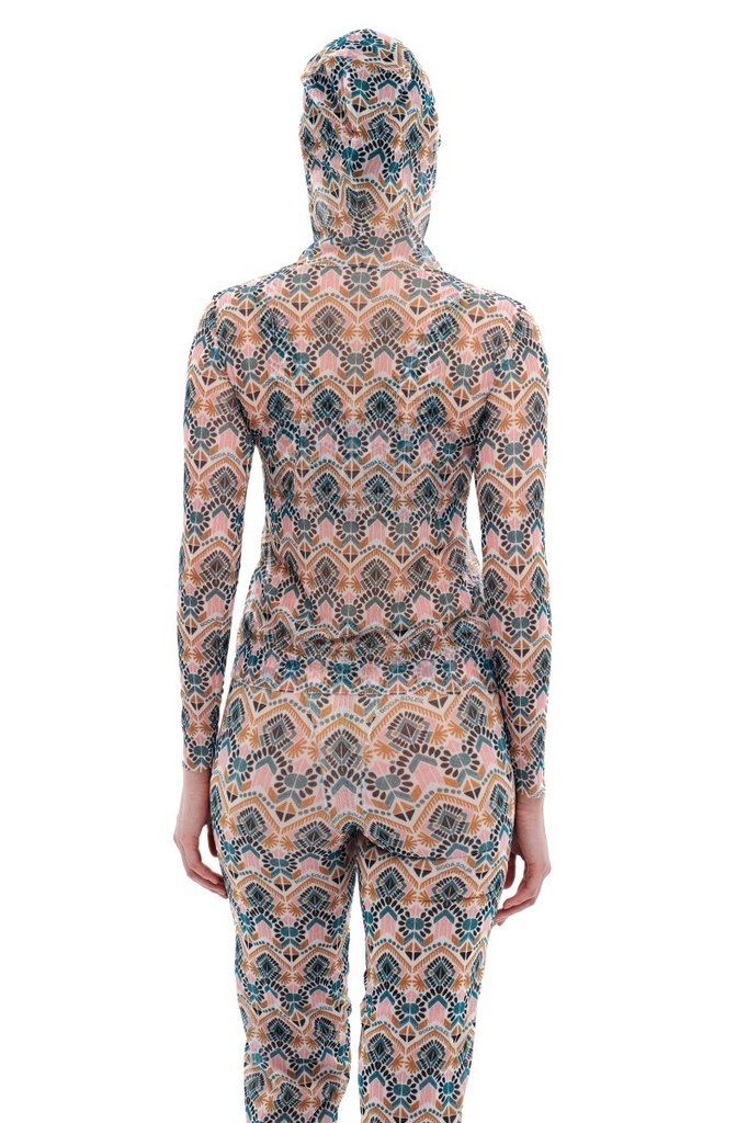 sku: 24000749 | Brand: RoDaSoleil  | Size: XSmall Small Medium Large XLarge  | Colors: Цветной  | Бренды RoDaSoleil | Пляжная одежда | Title: Футболка  КАСАБЛАНКА с капюшоном