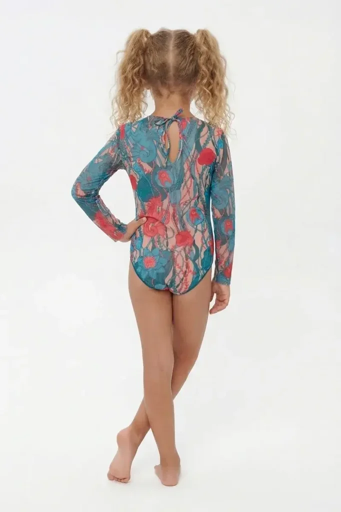 sku: 24002310 | Brand: RoDaSoleil  | Size: 104 110 116 122 128 134 140 146 152  | Colors: Цветной  | Бренды RoDaSoleil | Детские купальники | Title: Слитный купальник МОРСКИЕ ЕДИНОРОГИ