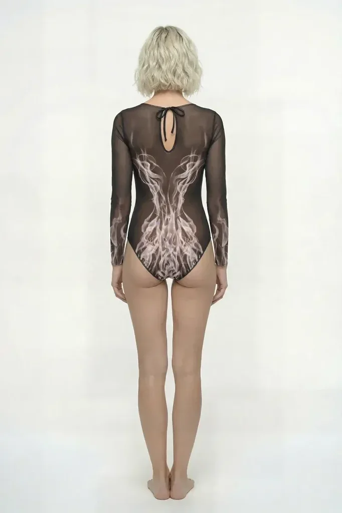 sku: 24001072 | Brand: RoDaSoleil  | Size: XSmall Small Medium Large XLarge  | Colors: Цветной  | Бренды RoDaSoleil | Купальники Слитные | Title: Слитный купальник ДЫМ