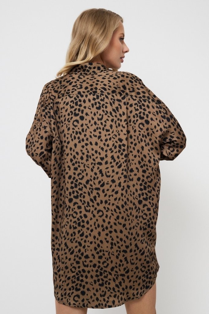 sku: KIANNA | Brand: Aruelle  | Size: XSmall Small Medium Large XLarge XXLarge  | Colors: Леопард  | Бренды Aruelle | Домашняя одежда Сорочки | Title: Сорочка KIANNA