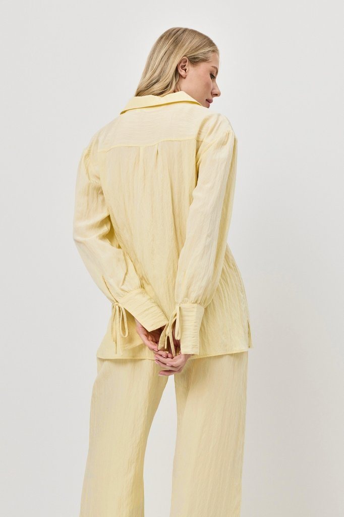 sku: SOLARA SET | Brand: Aruelle  | Size: XSmall Small Medium Large XLarge XXLarge  | Colors: Лимонный  | Бренды Aruelle | Домашняя одежда Костюмы | Title: Комплект с брюками SOLARA