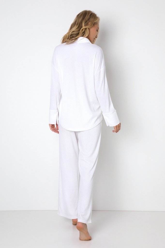 sku: SIMONE SET | Brand: Aruelle  | Size: XSmall Small Medium Large XLarge XXLarge  | Colors: Белый  | Бренды Aruelle | Домашняя одежда Костюмы | Title: Комплект с брюками SIMONE