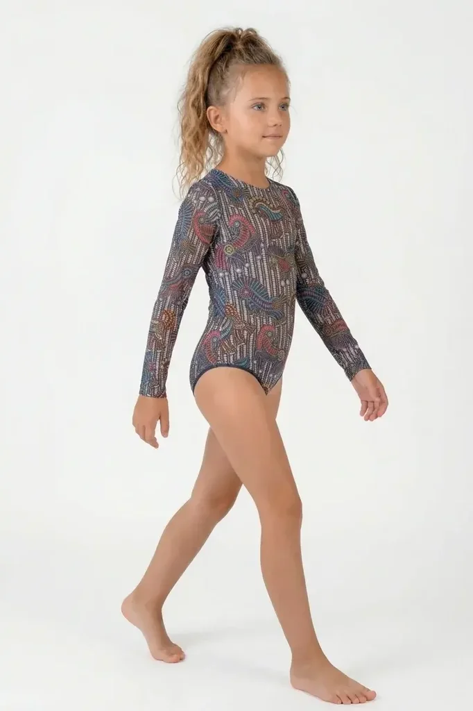 sku: 26002362 | Brand: RoDaSoleil  | Size: 104 110 116 122 128 134 140 146 152  | Colors: Цветной  | Бренды RoDaSoleil | Детские купальники | Title: Слитный купальник ГОД ЛОШАДИ