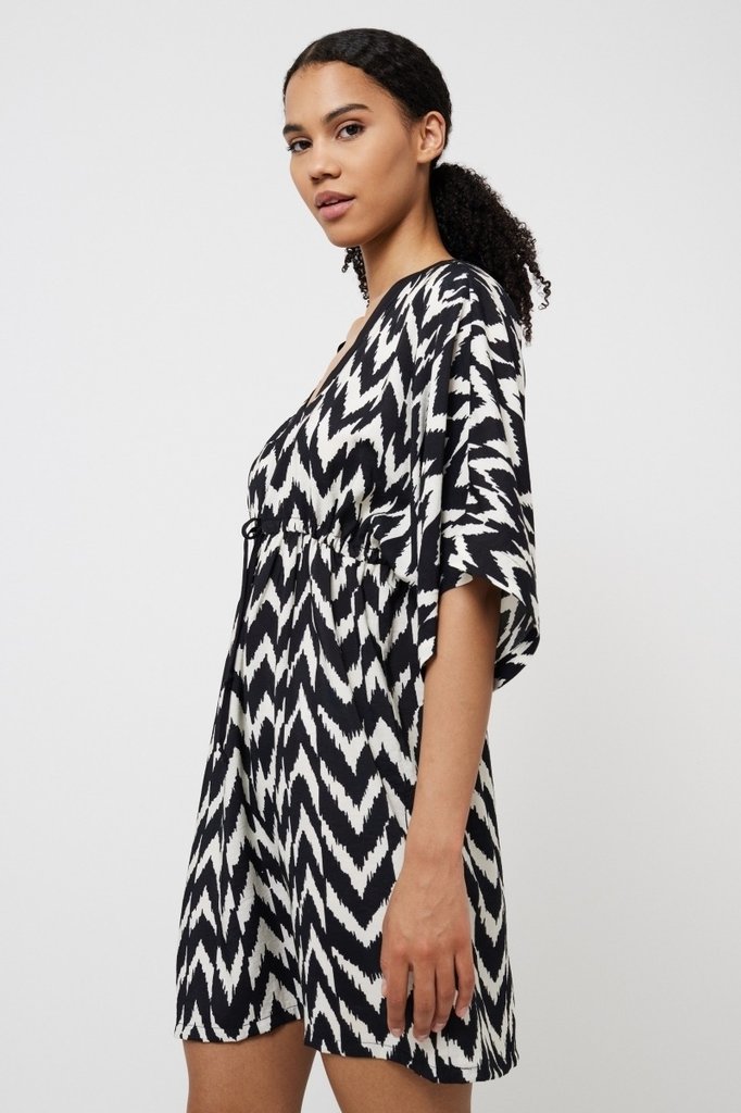 sku: ZAILA | Brand: Aruelle  | Size: XSmall Small Medium Large XLarge XXLarge  | Colors: Черный-белый  | Бренды Aruelle | Пляжная одежда | Title: Платье ZAILA