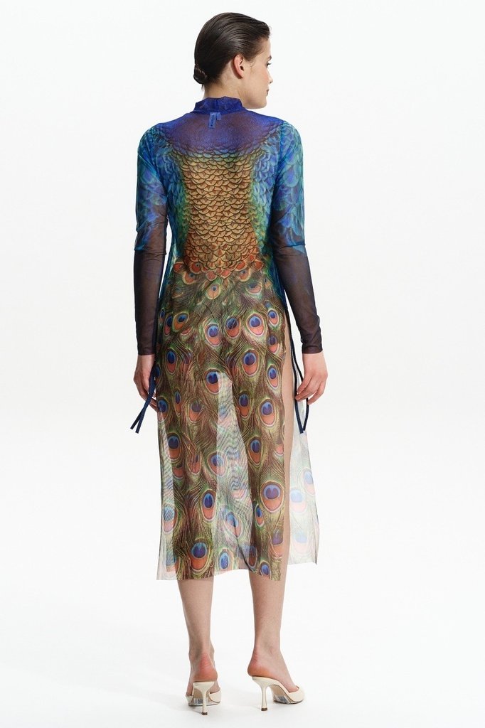 sku: 25004734 | Brand: RoDaSoleil  | Size: XSmall Small Medium Large XLarge  | Colors: Цветной  | Бренды RoDaSoleil | Пляжная одежда | Title: Платье - туника ПАВЛИН МАЮРА
