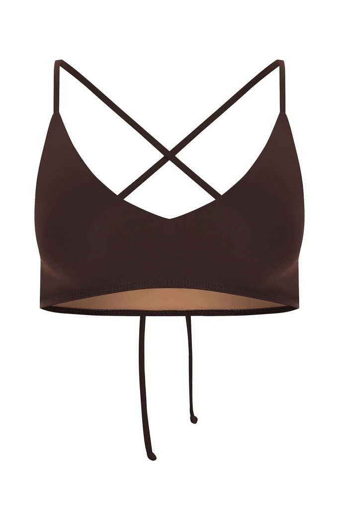 sku: MN-010 | Brand: MY NYMPH  | Size: XSmall Small Medium Large  | Colors: Арабика  | Бренды MY NYMPH | Купальники Раздельные | Title: Топ ЭГЛА