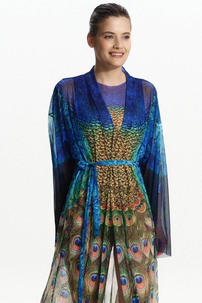 sku: 25002734 | Brand: RoDaSoleil  | Size: Onesize  | Colors: Цветной  | Бренды RoDaSoleil | Пляжная одежда | Title: Халат ПАВЛИН МАЮРА