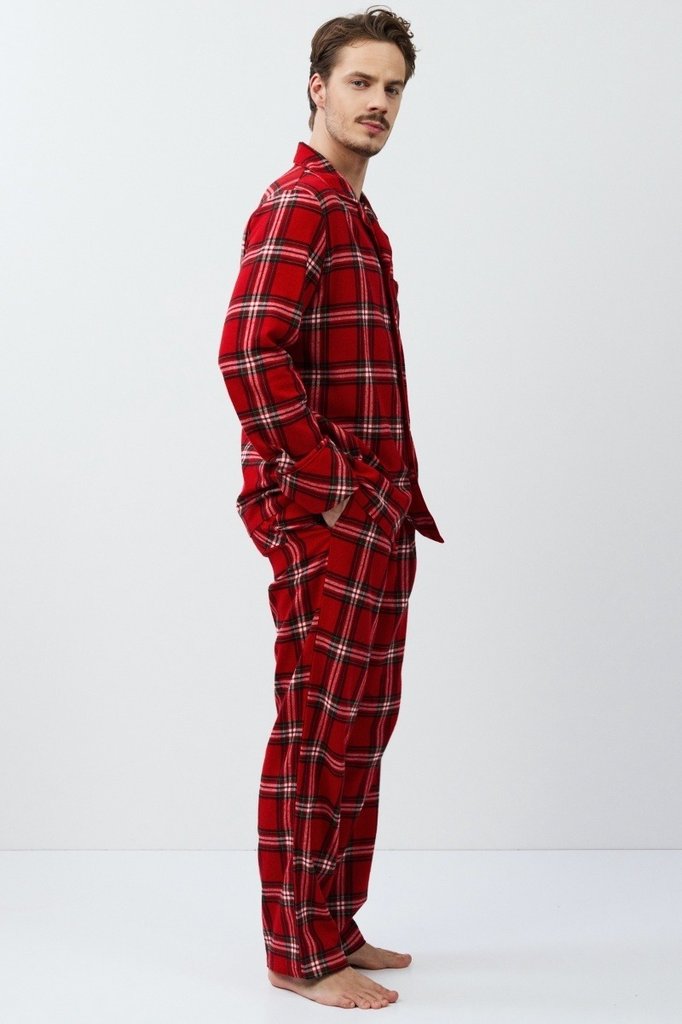 sku: BENNY | Brand: Aruelle  | Size: Small Medium Large XLarge XXLarge  | Colors: Красный  | Бренды Aruelle | Мужская коллекция Пижамы | Title: Пижама с брюками BENNY