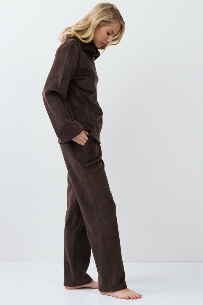 sku: MILENE SET SOFT | Brand: Aruelle  | Size: XSmall Small Medium Large XLarge XXLarge  | Colors: Шоколадный  | Бренды Aruelle | Домашняя одежда Костюмы | Title: Комплект с брюками MILENE SET SOFT